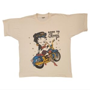 Betty Boop Biker Babe Motorcycle T-Shirt